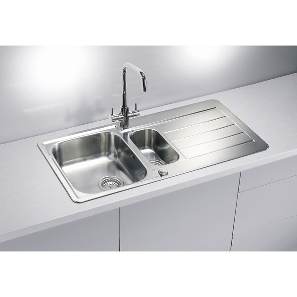 Belfry Kitchen Caden 98cm X 50cm Single Bowl Countertop Kitchen Sink